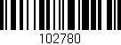 Código de barras (EAN, GTIN, SKU, ISBN): '102780'