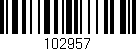 Código de barras (EAN, GTIN, SKU, ISBN): '102957'