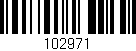Código de barras (EAN, GTIN, SKU, ISBN): '102971'
