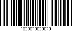 Código de barras (EAN, GTIN, SKU, ISBN): '1029870029873'
