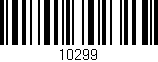 Código de barras (EAN, GTIN, SKU, ISBN): '10299'