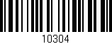 Código de barras (EAN, GTIN, SKU, ISBN): '10304'