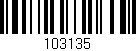 Código de barras (EAN, GTIN, SKU, ISBN): '103135'