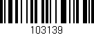 Código de barras (EAN, GTIN, SKU, ISBN): '103139'