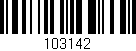 Código de barras (EAN, GTIN, SKU, ISBN): '103142'