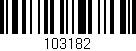 Código de barras (EAN, GTIN, SKU, ISBN): '103182'