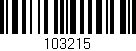 Código de barras (EAN, GTIN, SKU, ISBN): '103215'