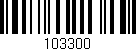 Código de barras (EAN, GTIN, SKU, ISBN): '103300'