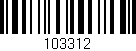 Código de barras (EAN, GTIN, SKU, ISBN): '103312'