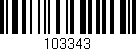 Código de barras (EAN, GTIN, SKU, ISBN): '103343'