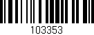 Código de barras (EAN, GTIN, SKU, ISBN): '103353'