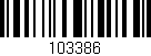 Código de barras (EAN, GTIN, SKU, ISBN): '103386'