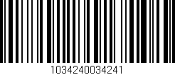 Código de barras (EAN, GTIN, SKU, ISBN): '1034240034241'