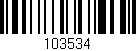 Código de barras (EAN, GTIN, SKU, ISBN): '103534'