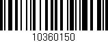 Código de barras (EAN, GTIN, SKU, ISBN): '10360150'