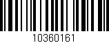 Código de barras (EAN, GTIN, SKU, ISBN): '10360161'