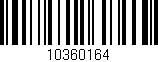 Código de barras (EAN, GTIN, SKU, ISBN): '10360164'
