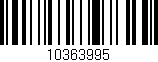 Código de barras (EAN, GTIN, SKU, ISBN): '10363995'