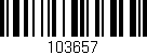 Código de barras (EAN, GTIN, SKU, ISBN): '103657'