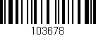 Código de barras (EAN, GTIN, SKU, ISBN): '103678'