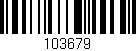 Código de barras (EAN, GTIN, SKU, ISBN): '103679'