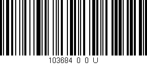 Código de barras (EAN, GTIN, SKU, ISBN): '103684_0_0_U'