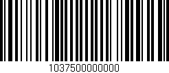 Código de barras (EAN, GTIN, SKU, ISBN): '1037500000000'
