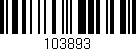 Código de barras (EAN, GTIN, SKU, ISBN): '103893'