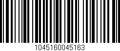 Código de barras (EAN, GTIN, SKU, ISBN): '1045160045163'
