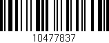 Código de barras (EAN, GTIN, SKU, ISBN): '10477837'