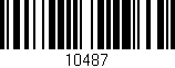 Código de barras (EAN, GTIN, SKU, ISBN): '10487'