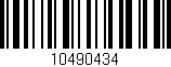 Código de barras (EAN, GTIN, SKU, ISBN): '10490434'