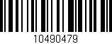 Código de barras (EAN, GTIN, SKU, ISBN): '10490479'