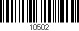 Código de barras (EAN, GTIN, SKU, ISBN): '10502'