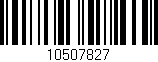 Código de barras (EAN, GTIN, SKU, ISBN): '10507827'