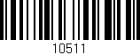 Código de barras (EAN, GTIN, SKU, ISBN): '10511'