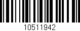 Código de barras (EAN, GTIN, SKU, ISBN): '10511942'