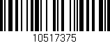 Código de barras (EAN, GTIN, SKU, ISBN): '10517375'