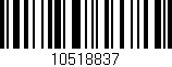 Código de barras (EAN, GTIN, SKU, ISBN): '10518837'