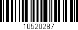 Código de barras (EAN, GTIN, SKU, ISBN): '10520287'