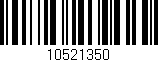 Código de barras (EAN, GTIN, SKU, ISBN): '10521350'