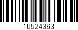Código de barras (EAN, GTIN, SKU, ISBN): '10524363'