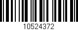 Código de barras (EAN, GTIN, SKU, ISBN): '10524372'