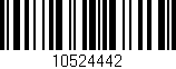 Código de barras (EAN, GTIN, SKU, ISBN): '10524442'