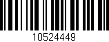 Código de barras (EAN, GTIN, SKU, ISBN): '10524449'