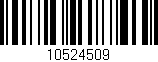 Código de barras (EAN, GTIN, SKU, ISBN): '10524509'