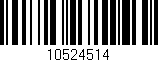 Código de barras (EAN, GTIN, SKU, ISBN): '10524514'