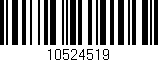 Código de barras (EAN, GTIN, SKU, ISBN): '10524519'