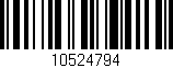 Código de barras (EAN, GTIN, SKU, ISBN): '10524794'