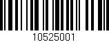 Código de barras (EAN, GTIN, SKU, ISBN): '10525001'